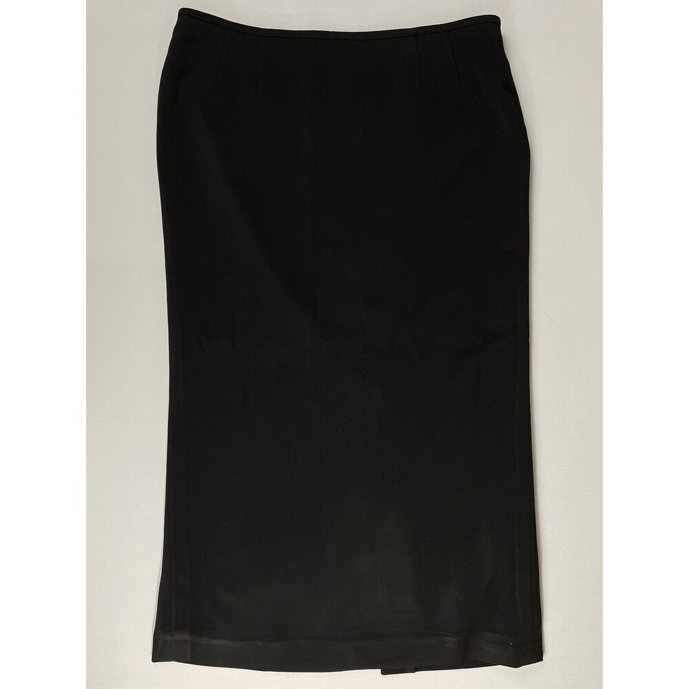 TAHARI ARTHUR S. LEVINE Long Skirt Business Suit Women’s 14 Black Vintage - Picture 5 of 16